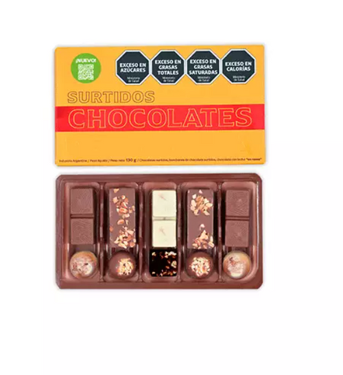 Chocolates Surtidos Dorado 130 gr