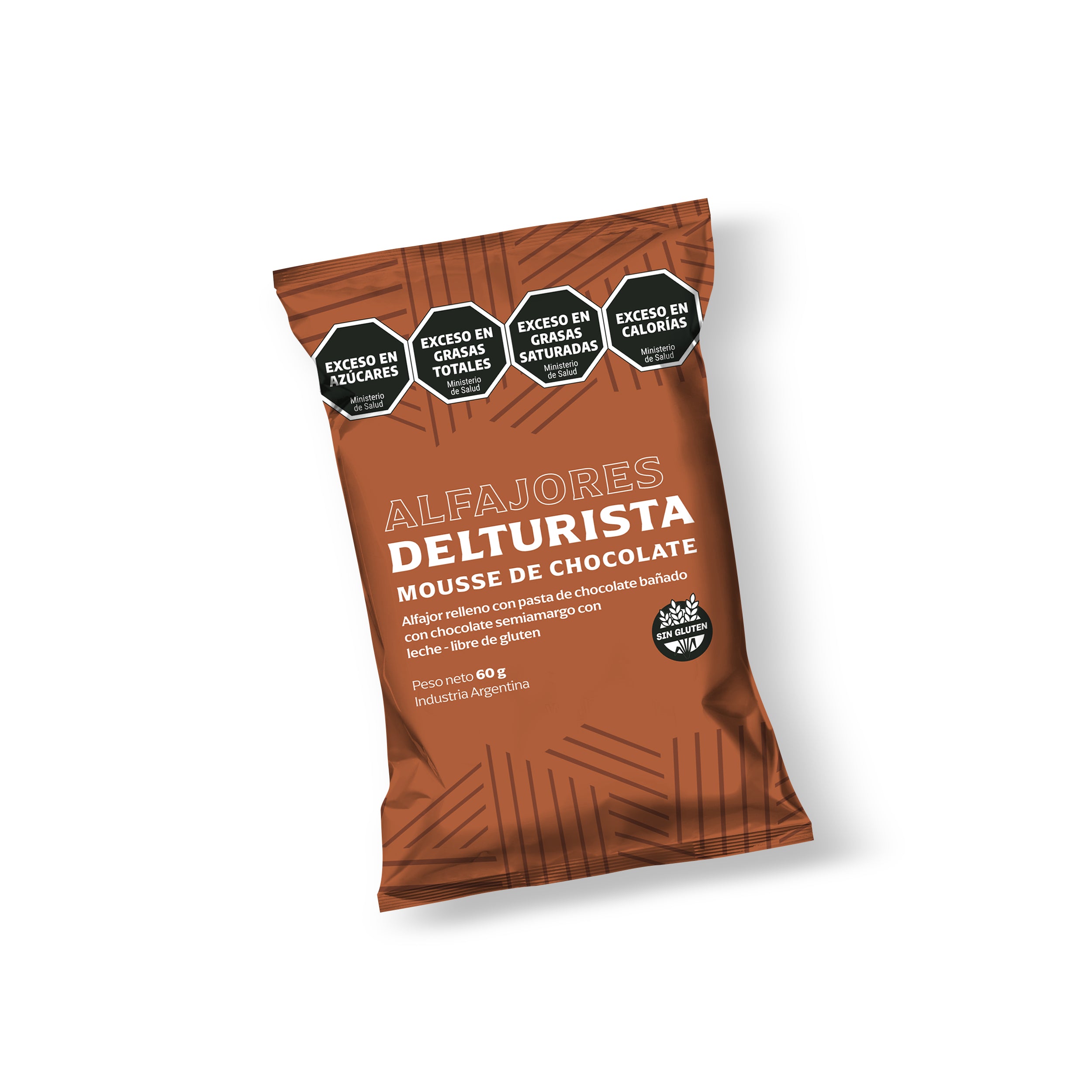 Alfajor Mousse de Chocolate 60gr