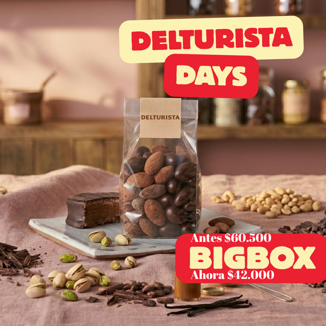 Big Box Frutos Bañados 800 gr