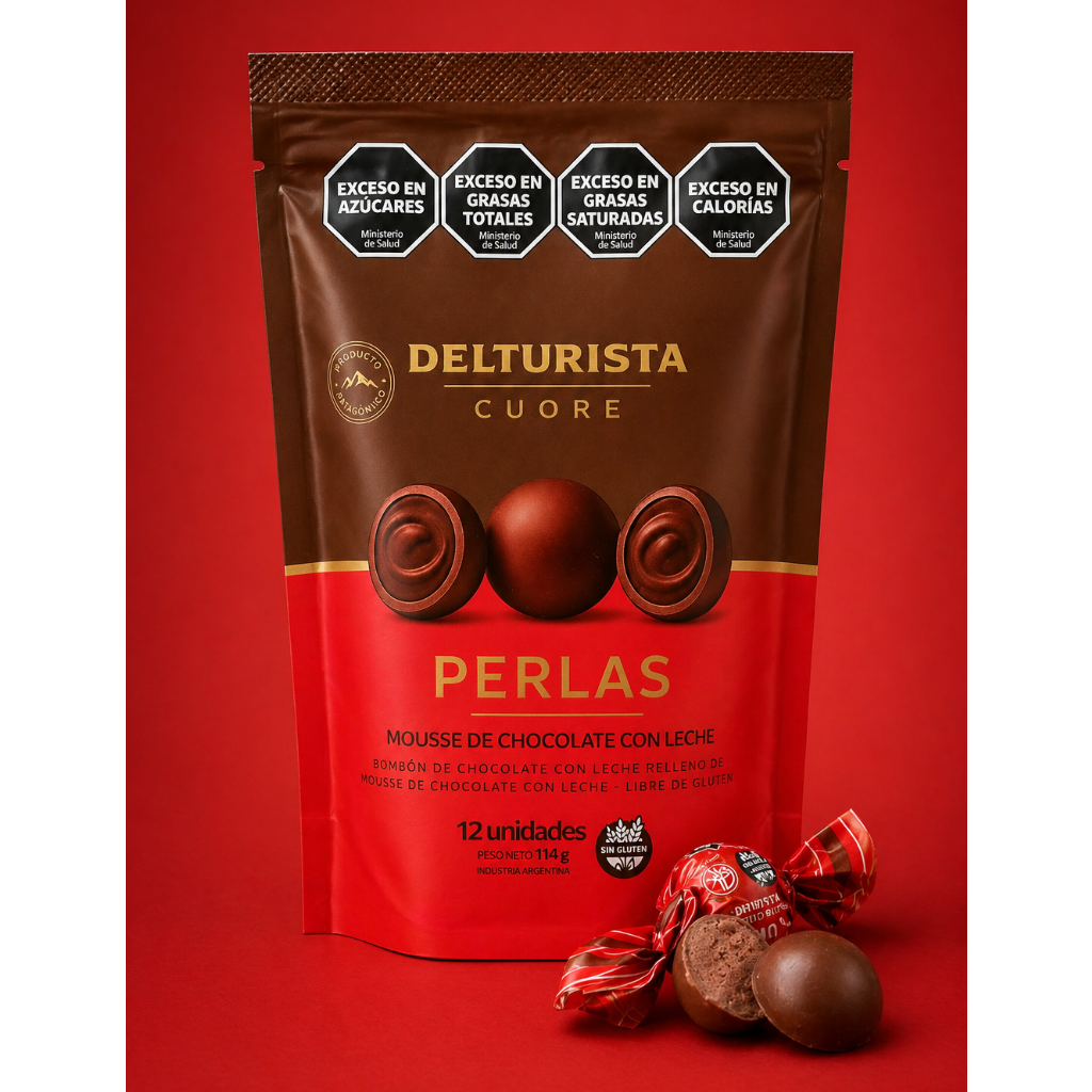 DOYPACK PERLAS MOUSSE DE CHOCOLATE 114G