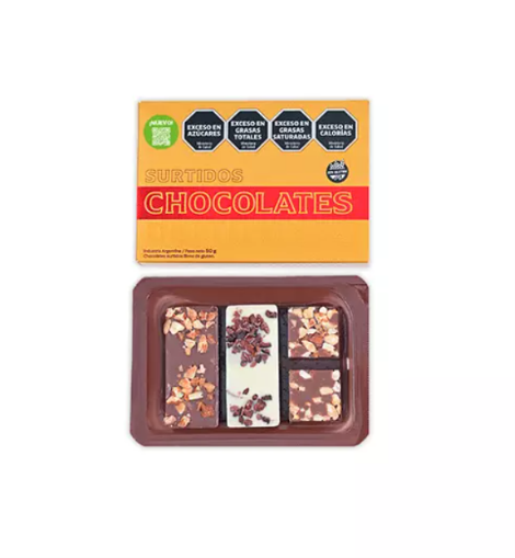 Chocolates Surtidos Dorado 50 gr